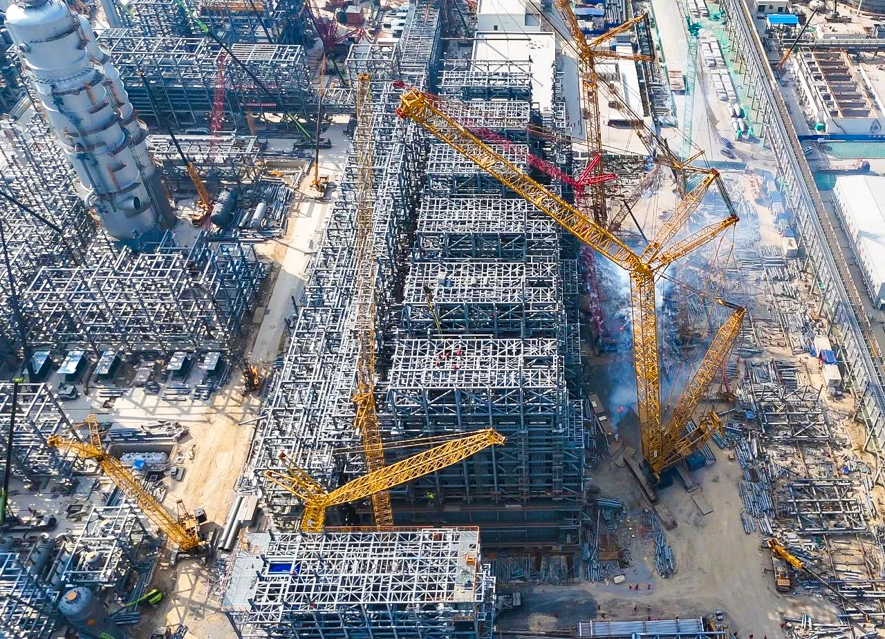 总重9000吨！XGC12000助力大型石化乙烯项目对流段？榈踝