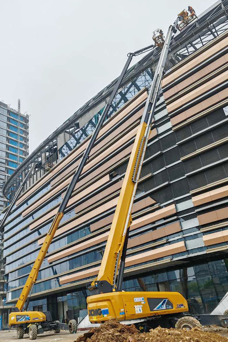 从蓝图到实景，，九洲国际XGS40ACK-Li助力德清金融广场崛起