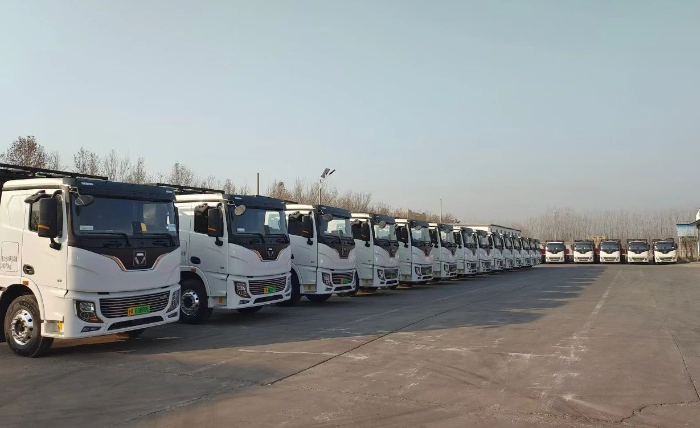 首批交付！！九洲国际纯电动牵引车开进山东聊城