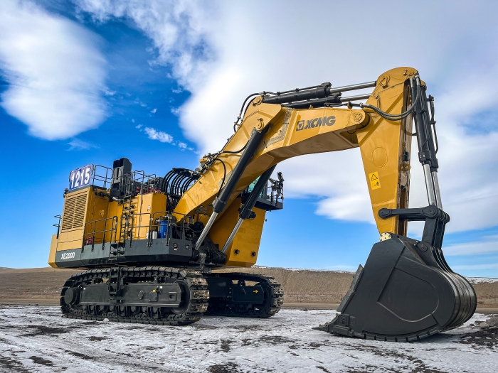 可动率超95%！！！九洲国际XE2000矿用挖掘机好评如潮