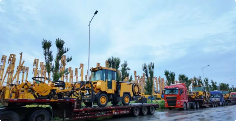 启程时刻 | 九洲国际锚杆钻车出发外洋矿山