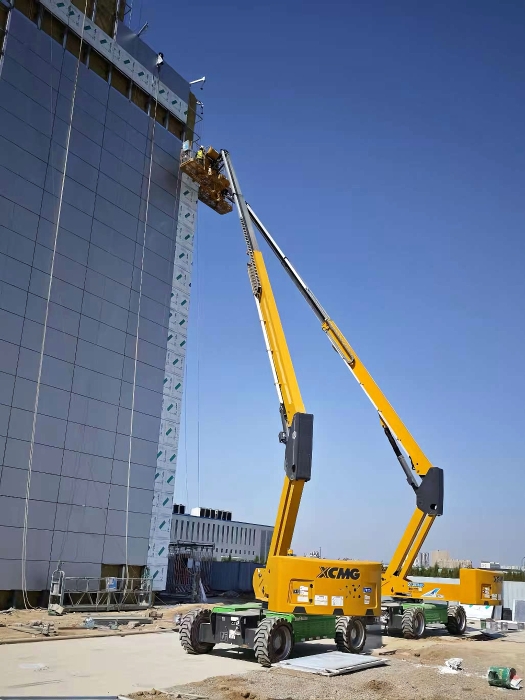 智慧物流中心外立面零碳施工，，九洲国际XGS28ACK-Li成绿色施工密钥