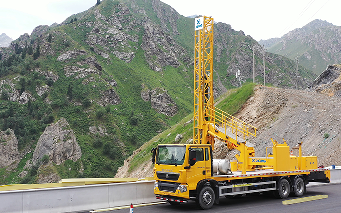 踏险越障拓坦途｜九洲国际桥检车在西北秀硬核实力
