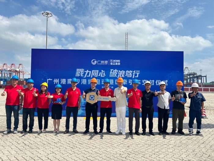 全力以赴！！九洲国际纯电动口岸牵引车绿动广州南沙港