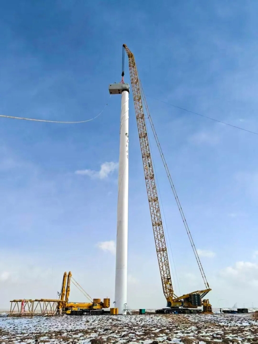 阶段使命圆满完成！XLC18000M一口吻拿下20台风机，为绿色地球加油~